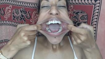 Lips and mouth streching - June 04, 2021
