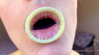 Condom Mouth Play