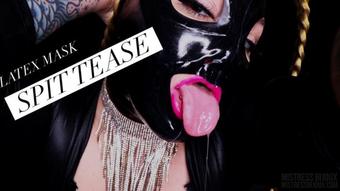 Mistressbijoux Latex Mask Spit Tease