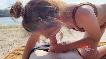 Swindle A Stranger On The Beach For Blowjob - 2160P