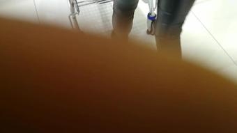 Kinkyporncpl Leather And Wedgie In A Big Hiper Market