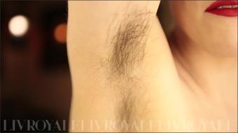 Sweaty Hairy Armpit Worship All Natural Brunette Sensual Domme