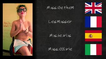Real Teacher JOI : learn foreign languages ​​with Pornhub – lesson 1: Boobs