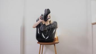 PVC VINYL FETISH 2 PLEASER BOOTS - August 16, 2023