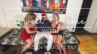 Sweetvickie Two Milfs Take On Sexy Bbc Stud