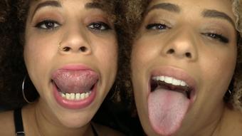 Sexy Sisters Tongue & Twerking Fun