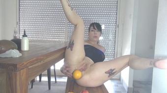 Adeline Lafouine Fruit And Milk In The Ass