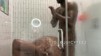 Shower Fucking with an Audience