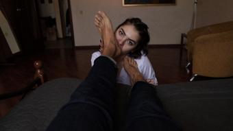 Nurse worship males feet POV - November 22, 2020