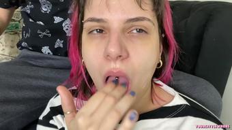Nose Blowing And Snot Facial