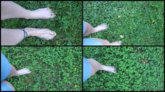 Candikitten 17 07 2021 2164157202 I Couldn X27 T Resist Filming Some Foot Content In My Parents X27 Big Backyard Here X27 S Me Wa