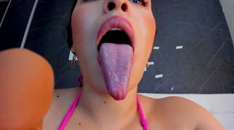 Tongue Teasing Delight - Delightful tongue-teasing pleasure