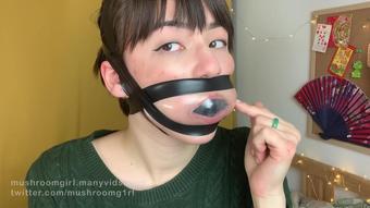 Mushroomgirl Extreme Self Gag And Reading Camus Manyvids