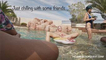 Helena Price Chilling With Friends