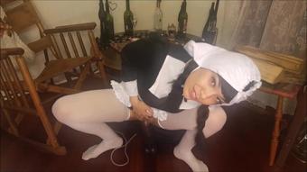 Amish Girl Rides Horsecock Pt 1