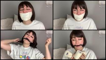 Mushroomgirl Microfoam And Ballgag Lots Of Gag Talk Manyvids