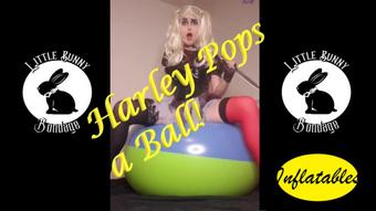 Harley Quinn Pops a Ball - Nov 8, 2021