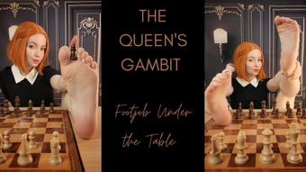 Queens Gambit - Footjob Under the Table - September 02, 2022