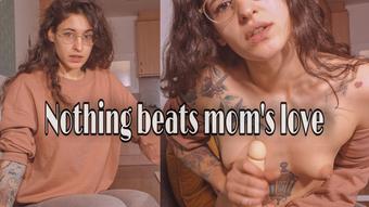 Mommy jerks you