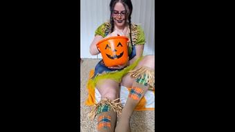 Sexy Scarecrow Masturbates - October 12, 2020
