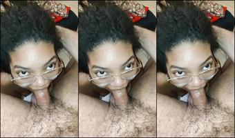 Stepdaughter in extreme fuck face with cum in glasses