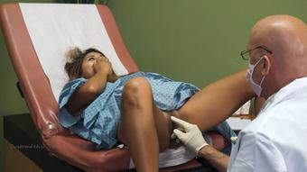 Vivian Squirts at Gyno Exam