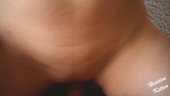 Pussy So Good Raw He Lasted Only A Minute! POV - Hidden Kitten