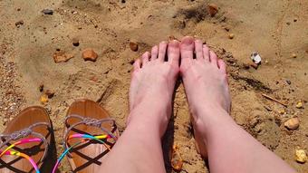 Sandy Beach Feet