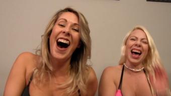 Dolce & Nikki Tickle The Cum Out Of You