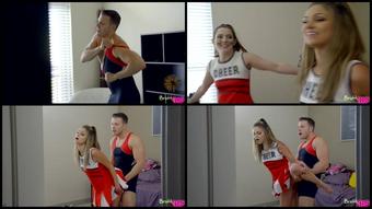 Brattysis 18 08 24 Ember Stone And Athena Faris Cheer Practice