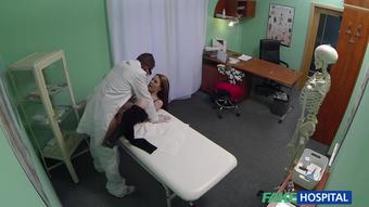 [Fakehospital.Com] Timea - Doctor Examines Pretty Patients Pussy And Prescribes A Creampie [13.02.2014, 720P]