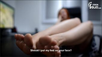 Office Pov Foot Worship Kettu S Bare Feet In High Heels Czech Soles Wrinkly Soles Sexy Feet 1080P