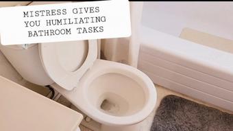 FILTHY BATHROOM HUMILIATION TASKS POV - February 11, 2022