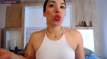 Sultry Seductress Enjoys Deep-Throating Dildo and Indulges