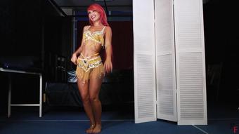 Russianfetish - Alsu'S Sexy Belly Dancing In 3 Outfits And Tickling Her Body