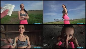 Zuzu Sweet Fit Runner In Tight Leggings Sd