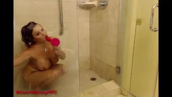 Scarlettlacy Wet Tshirt Shower Cum Vid