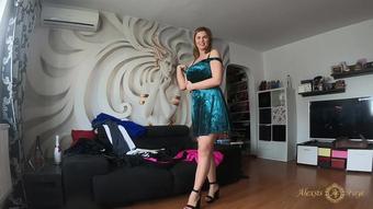 Trying On Different Dresses
