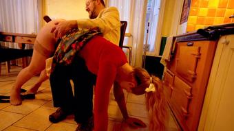 Ariel Anderssen Real Life Hairbrush Spanking