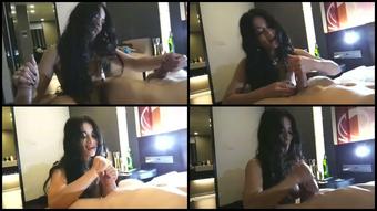 Asiannymphet Hot Asian Misslawanda Jerks 2 Cocks To C