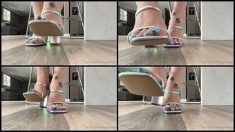 Tatianasnaughtytoes 02 03 2021 2045078971 New 2021 March 2 Baby Blue In Cute Blue Mules Who Wants To Be Under My Feet Today