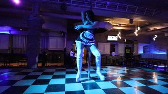 Harley Blaze Stripping on stage for you - July 17, 2020