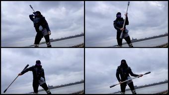 Kisafae 16 01 2021 2009606046 Took My Practice Staff To The Park This Morning I Need Some Pretty Tape To Wrap This Bad