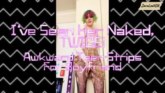 Awkward Punk Teen Strips For Boyfriend - Jan 17, 2023