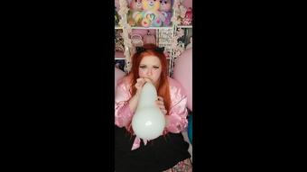 Ginger BBW Blows Balloons - March 23, 2022