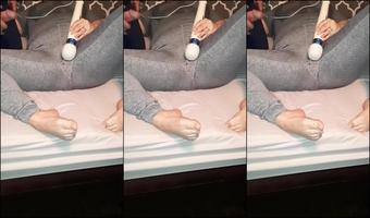 Caught step mom masturbating. She let me cum with her since dads not home.