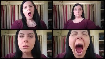 Booty4U Yawning In Slow Motion