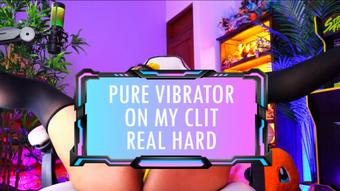 Pure vibrator on my clit - July 10, 2024