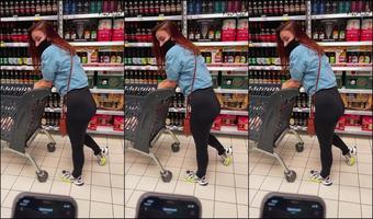 Public play with lovense lush inside the store KleoModel orgasm