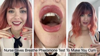 Nurse Gives Breathe Pheromone Test To Make You Cum - July 03, 2024